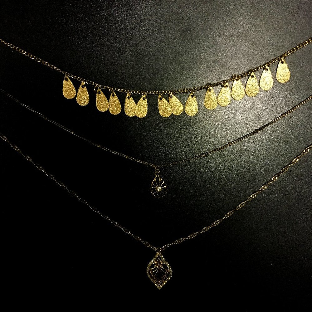 Tiered Gold Necklace